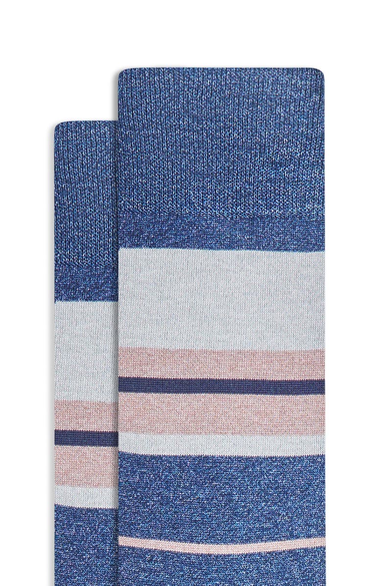 Bugatchi Stripe Dress Socks, Alternate, color,