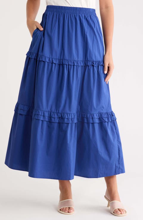 Isabel Ruffle Maxi Skirt
