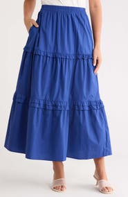 SUGARLIPS Isabel Ruffle Maxi Skirt