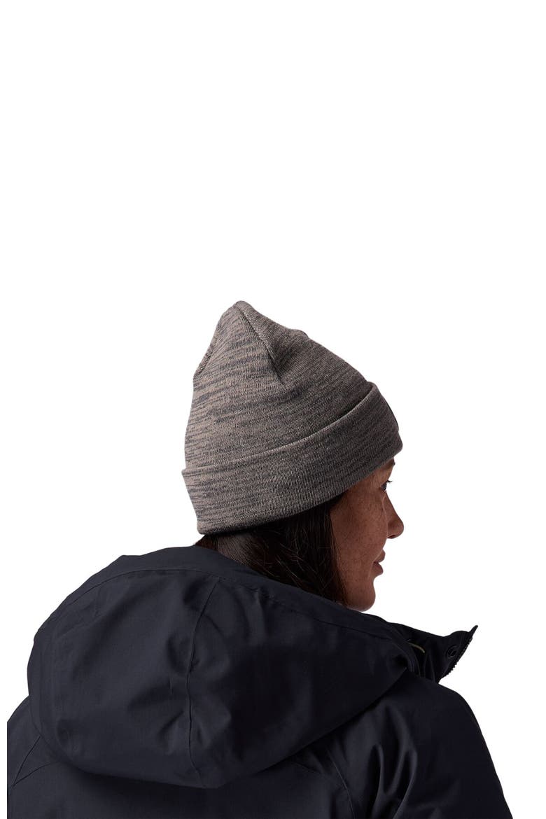 Patch Goat Beanie, Main, color, Heather Goat Gray