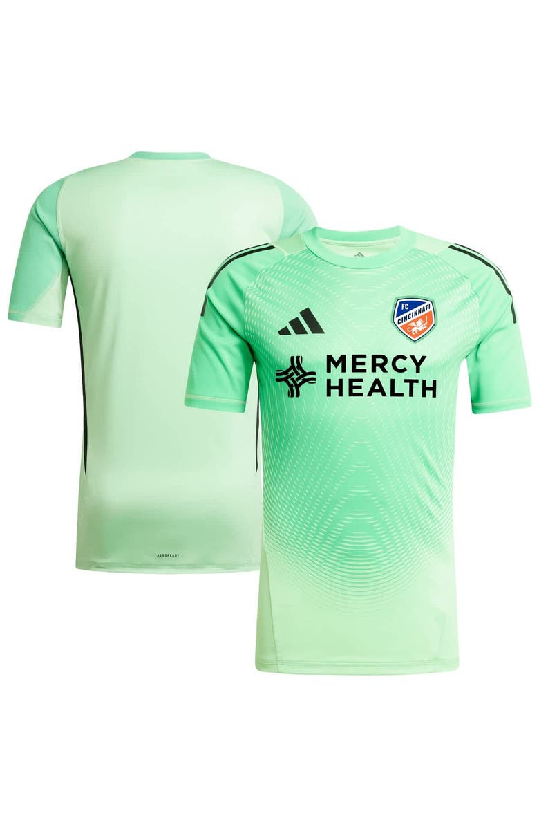 adidas Men's adidas Green FC Cincinnati 2025 Goalkeeper Jersey, Main, color, Green