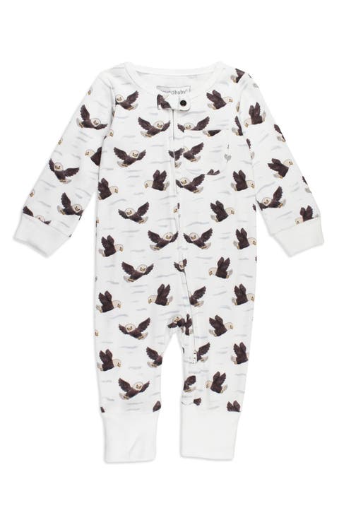 Organic Cotton Footless Two-Way Zipper Romper