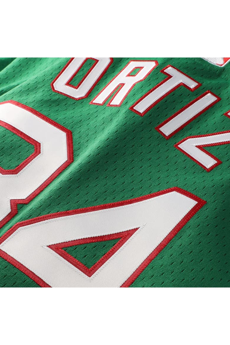 Men's Mitchell & Ness David Ortiz Kelly Green Boston Red Sox Big & Tall Cooperstown Collection Mesh Batting Practice Jersey, Alternate, color, Kelly Green
