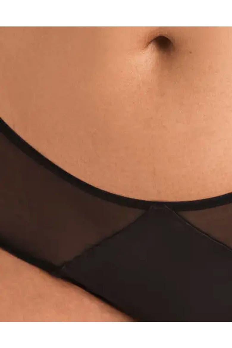Brittani Hipster Panties, Alternate, color, Black