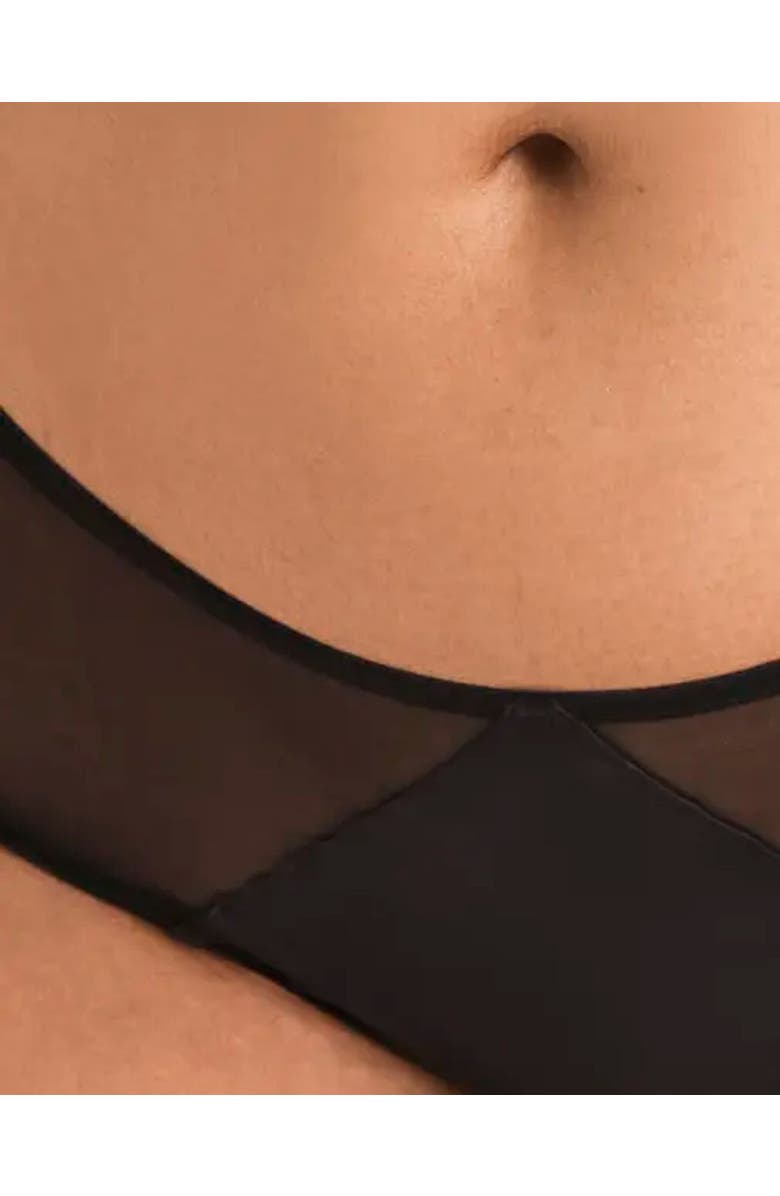 Adore Me Brittani Hipster Panties, Alternate, color, Black