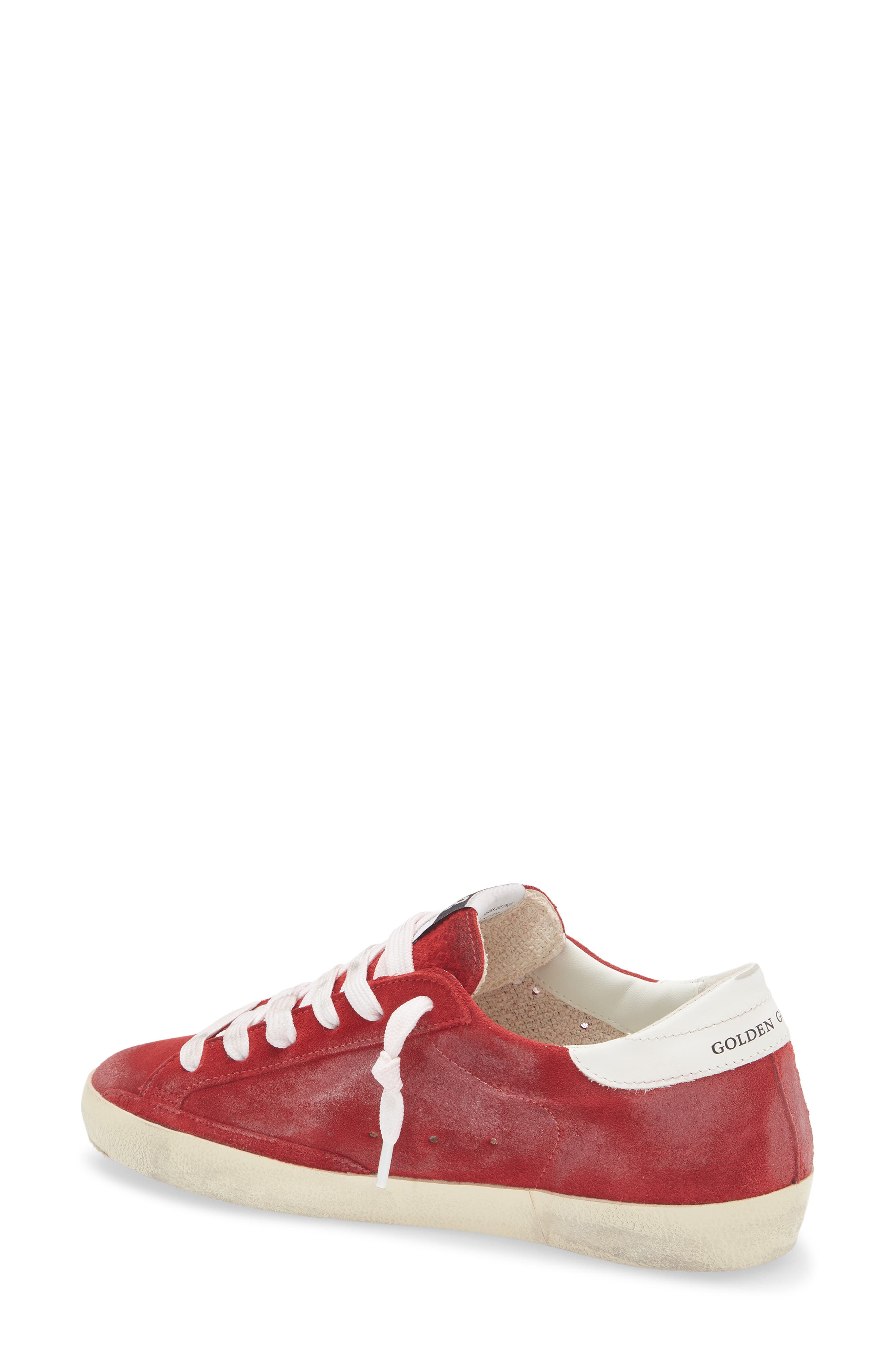 Golden Goose Super-Star Low Top Sneaker, Alternate, color, Red/ Black/ White