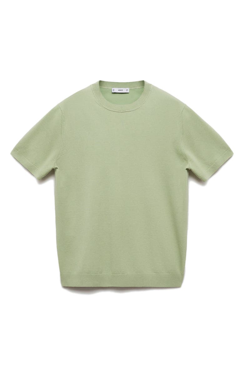MANGO Regular Fit Short Sleeve Sweater, Alternate, color, 