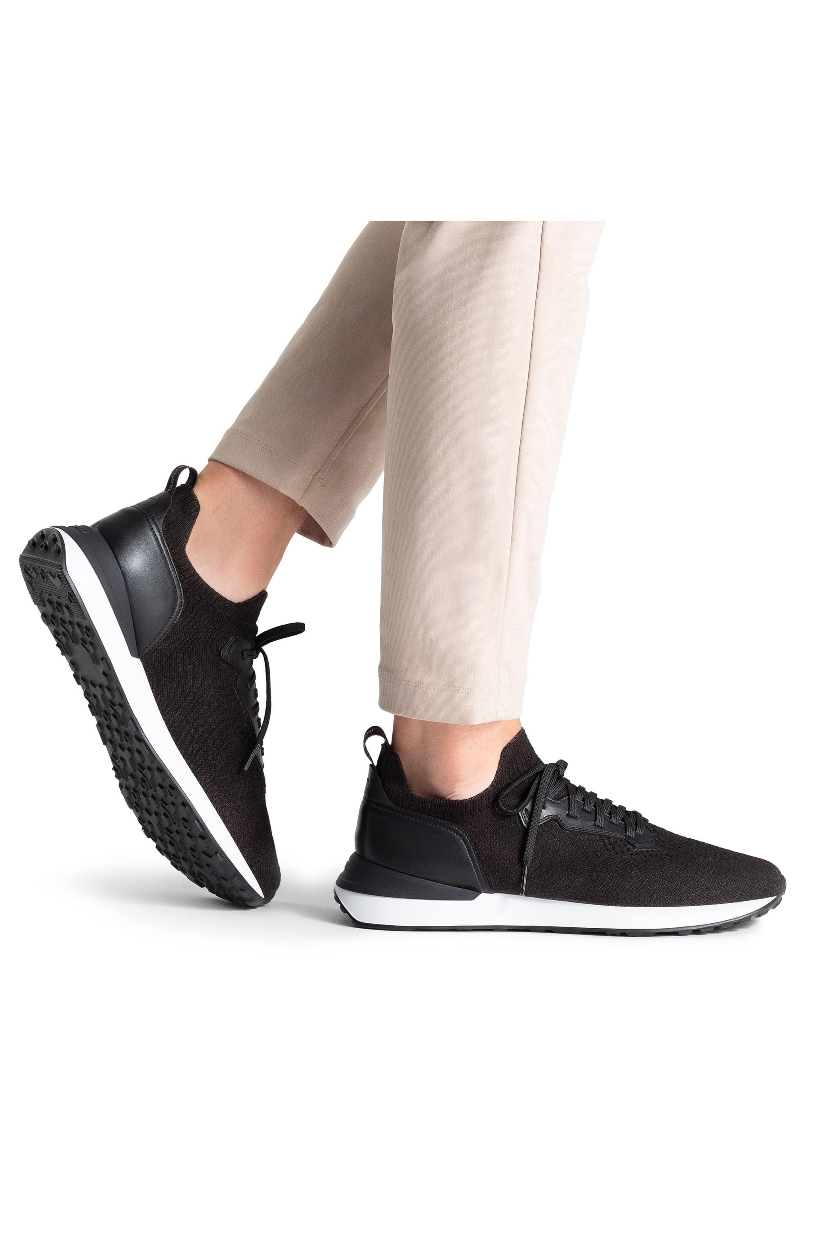 Magnanni Stratus Sneaker, Alternate, color, Black