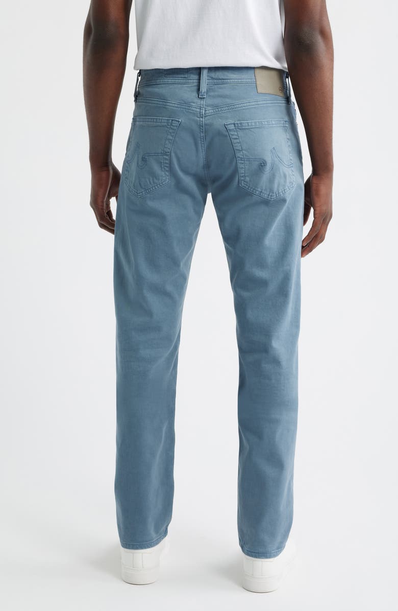 AG Everett Stretch Sateen Slim Straight Pants, Alternate, color, Sulfur Shore Break