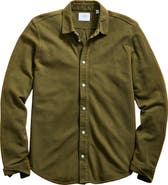 Billy Reid Yellowhammer Cotton & Linen Knit Button-Up Shirt