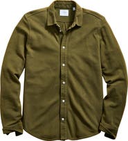Billy Reid Yellowhammer Cotton & Linen Knit Button-Up Shirt