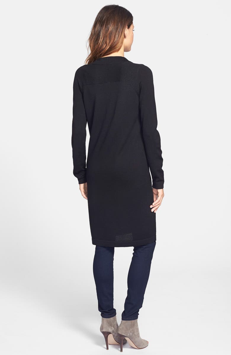 Eileen Fisher Long Merino Wool Cardigan, Alternate, color, 