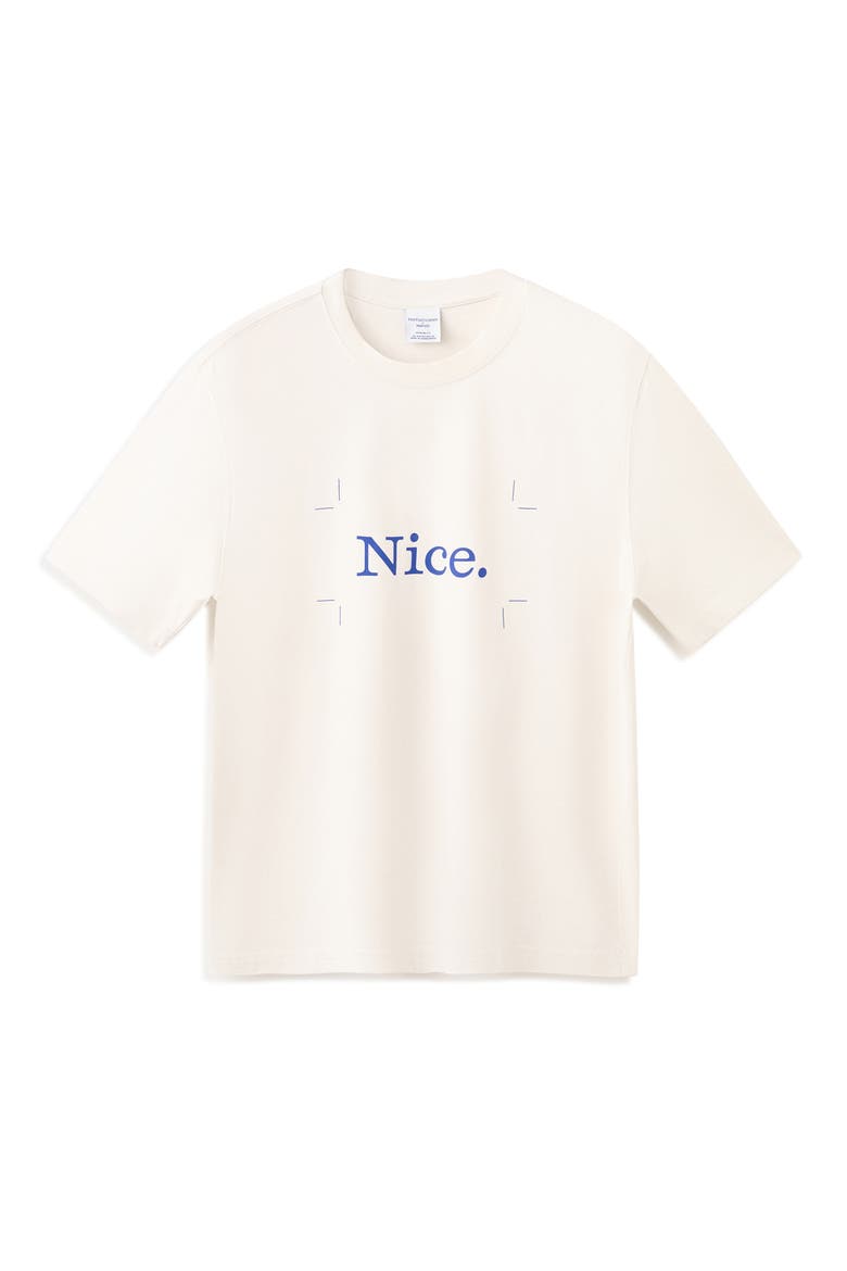 x Fantastic Man Nice Graphic T-Shirt, Alternate, color, OFF WHITE