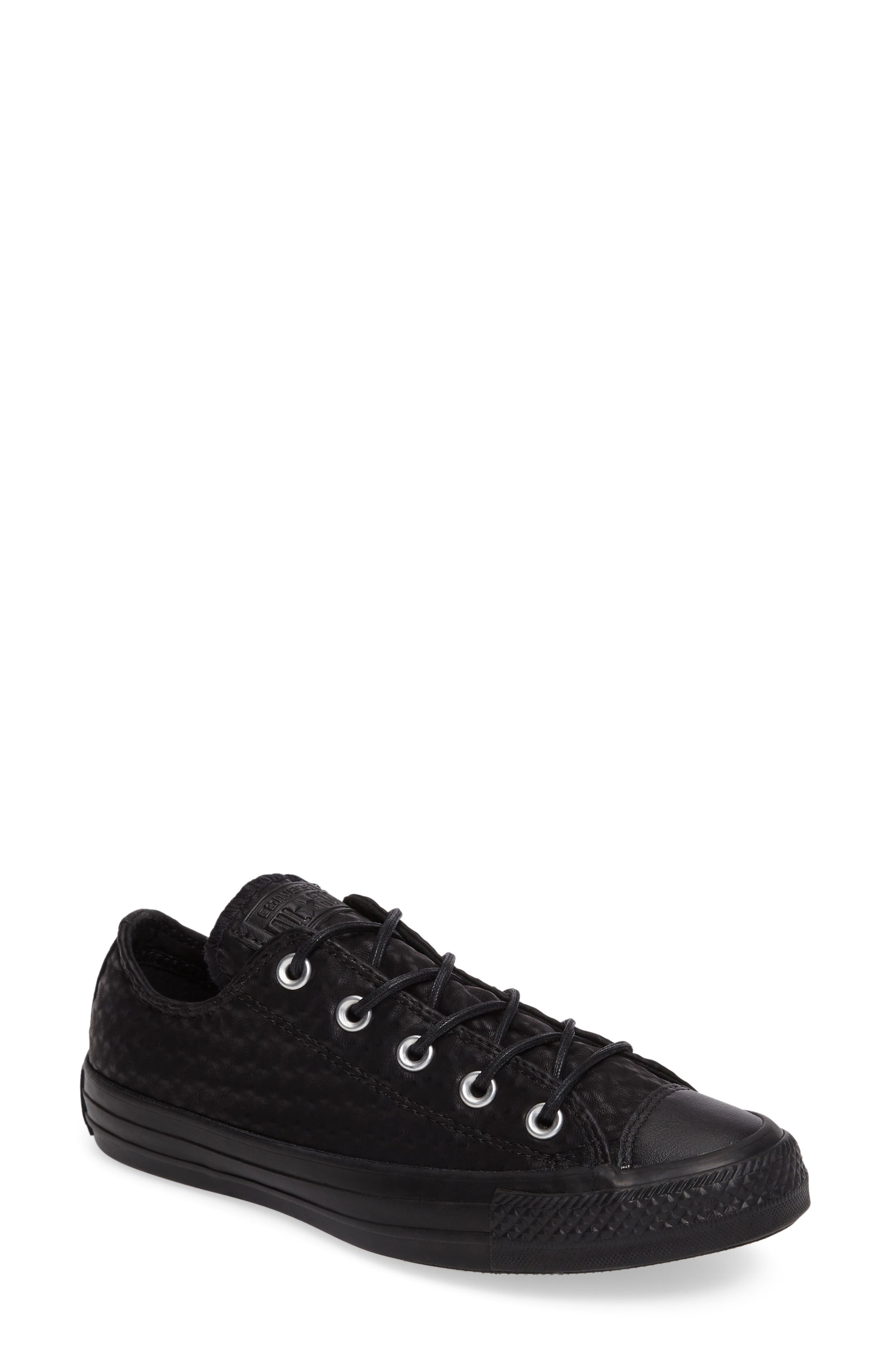 Converse Chuck Taylor<sup>®</sup> All Star<sup>®</sup> Ox Leather Sneaker, Main, color, 