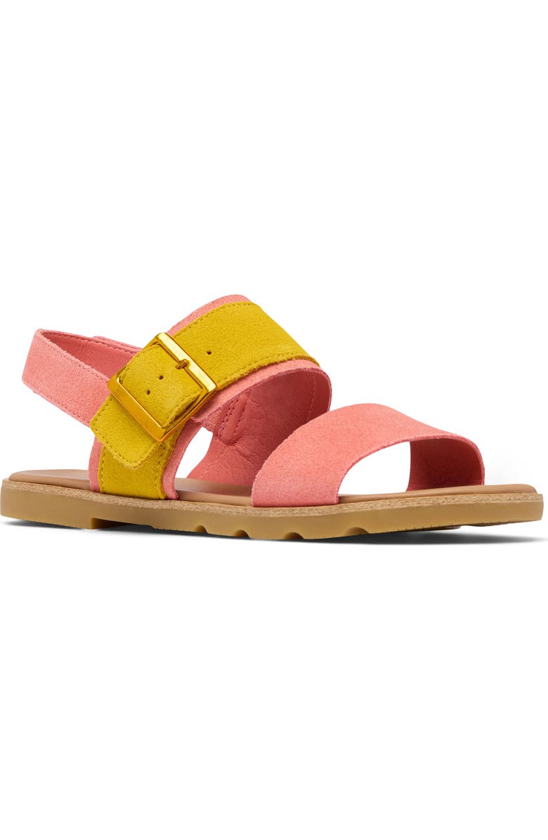 SOREL Ella III Slingback Sandal, Main, color, Coral Blossom/ Gum
