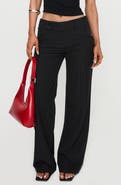 Princess Polly Socialista Pinstripe Wide Leg Pants