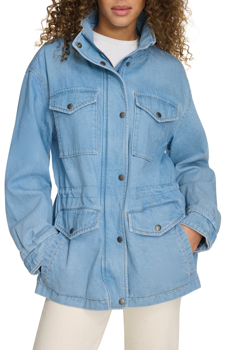 Levi
s Cotton Utility Jacket, Main, color, Lt Wash De