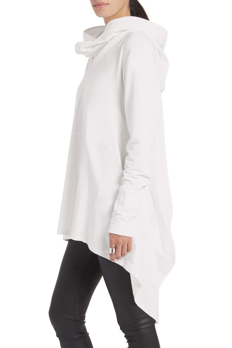 Firenze Oversize French Terry Hoodie, Alternate, color, CREAM
