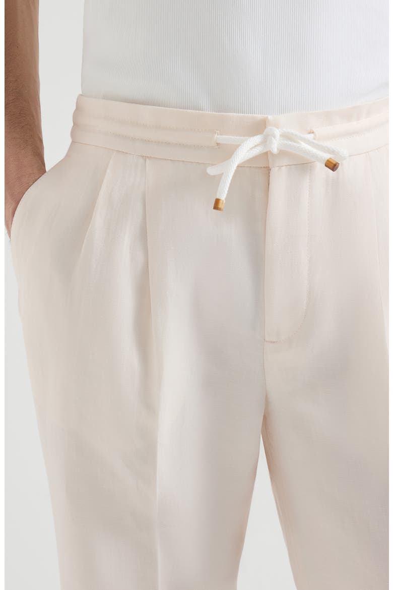 Trousers with drawstring, Alternate, color, Off-White
