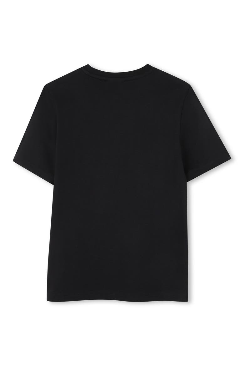 Kids' Short Sleeve Logo Graphic T-Shirt, Alternate, color, BLACK