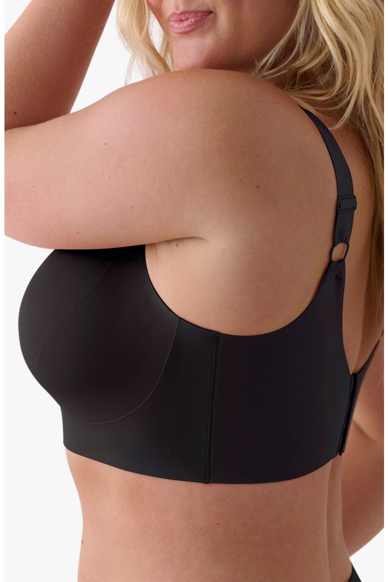 Busty Wireless Bra, Alternate, color, BLACK