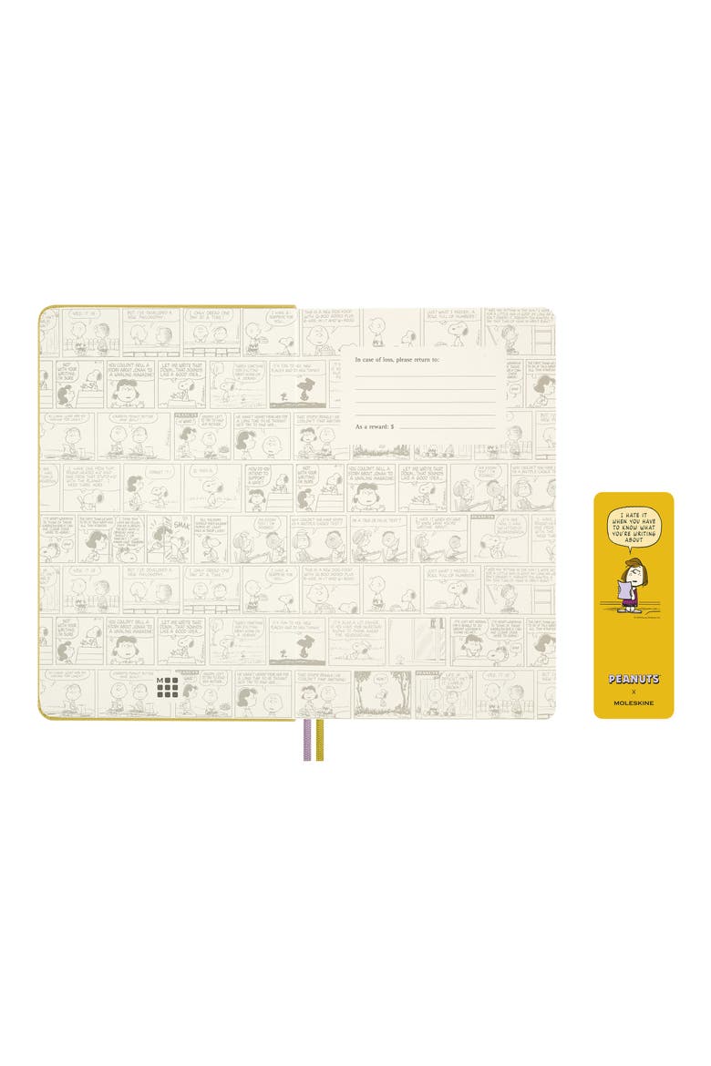 Peanuts Peppermint Patty Large Ruled Notebook, Alternate, color, YELLOW