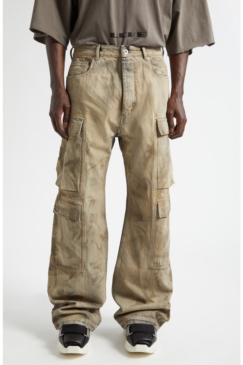 Double Cargo Jeans, Main, color, DUST