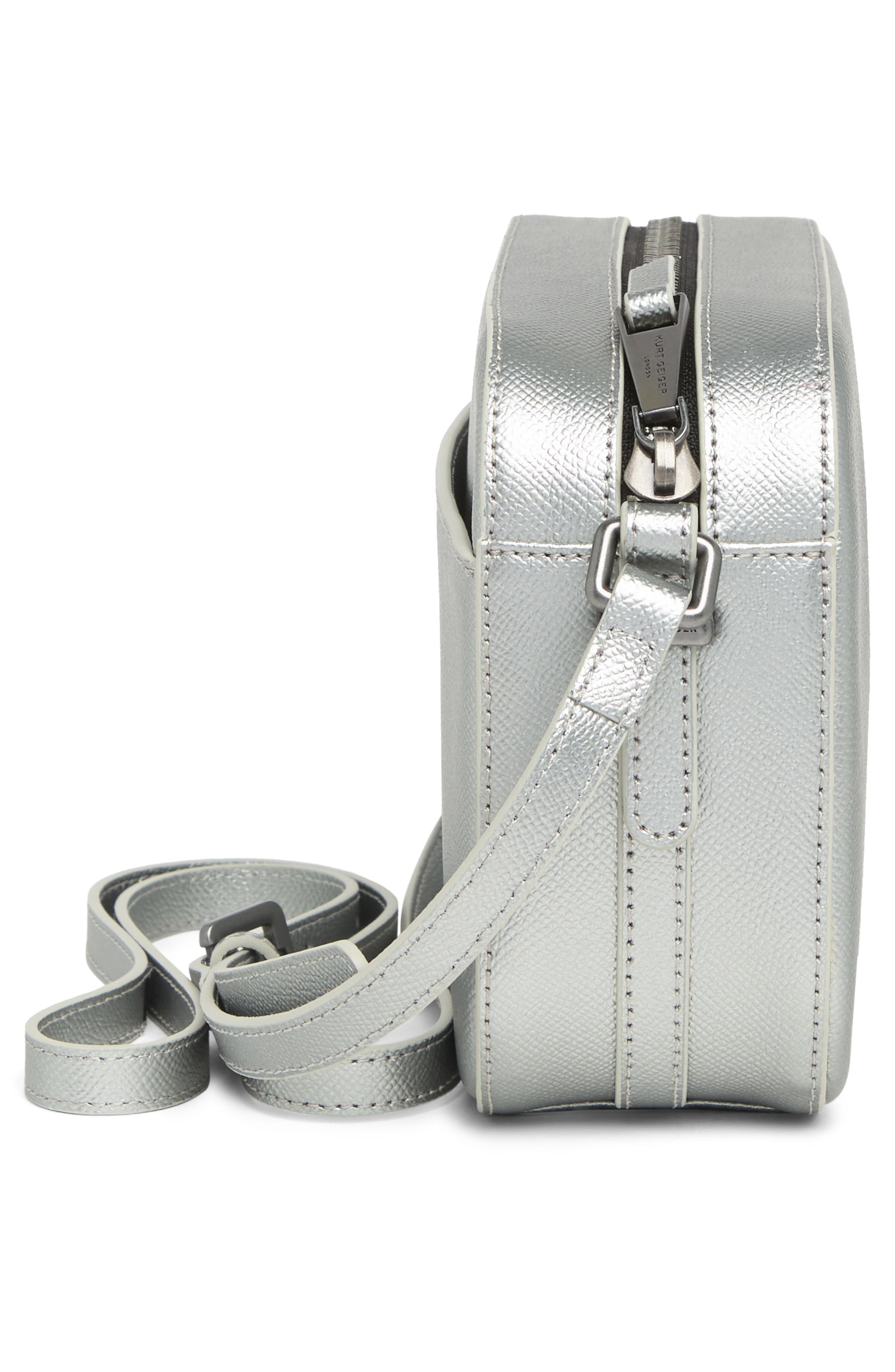 Kurt Geiger London Richmond Crossbody Bag, Alternate, color, Pewter