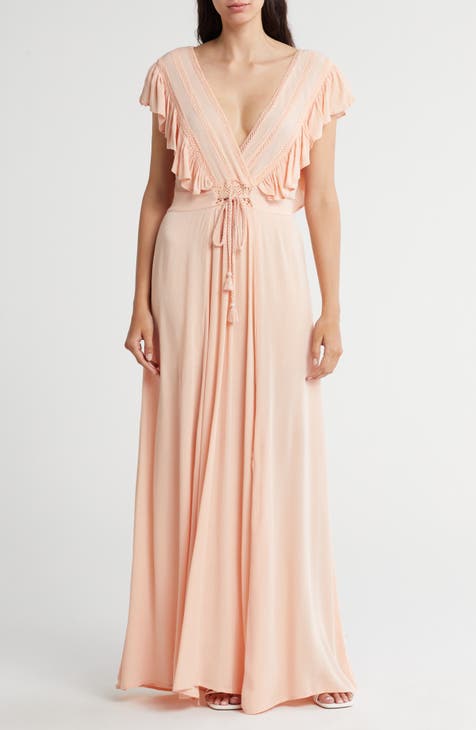 Boho Ruffle Maxi Dress