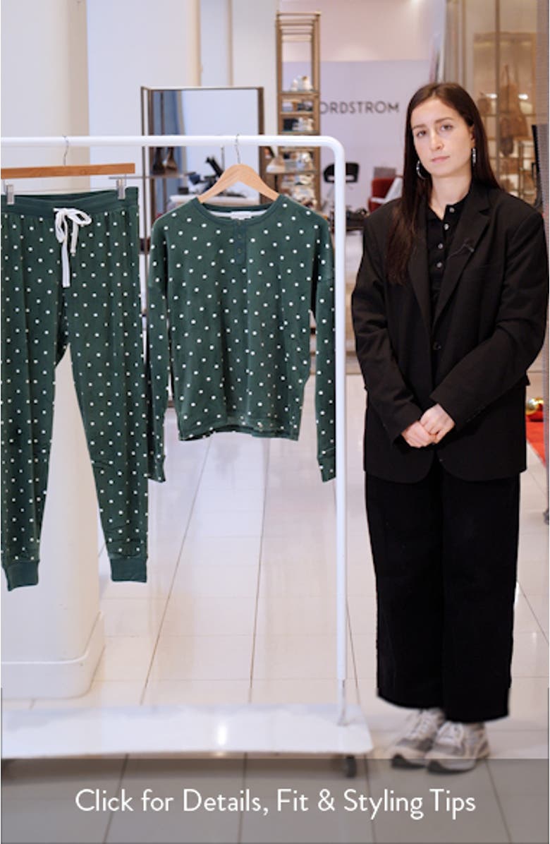 Let's Get Toasty Polka Dot Velour Pajamas, sales video thumbnail