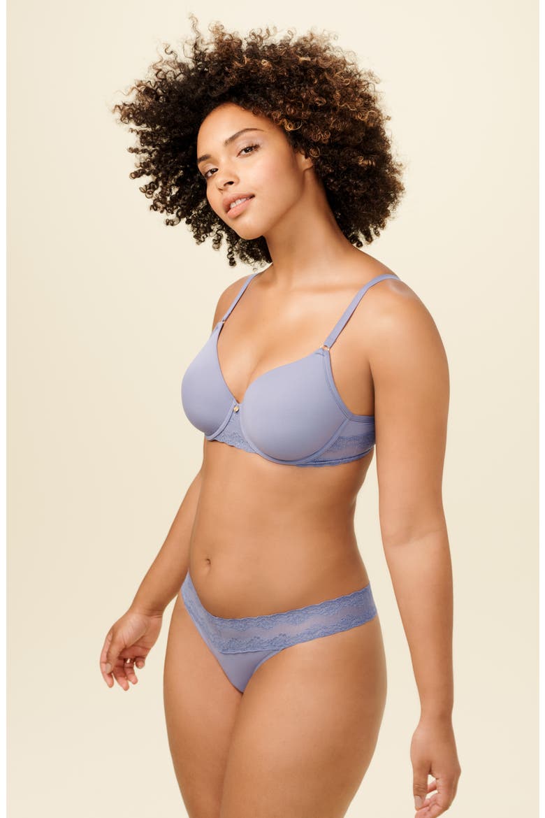Bliss Perfection Thong, Alternate, color, DOVE GREY