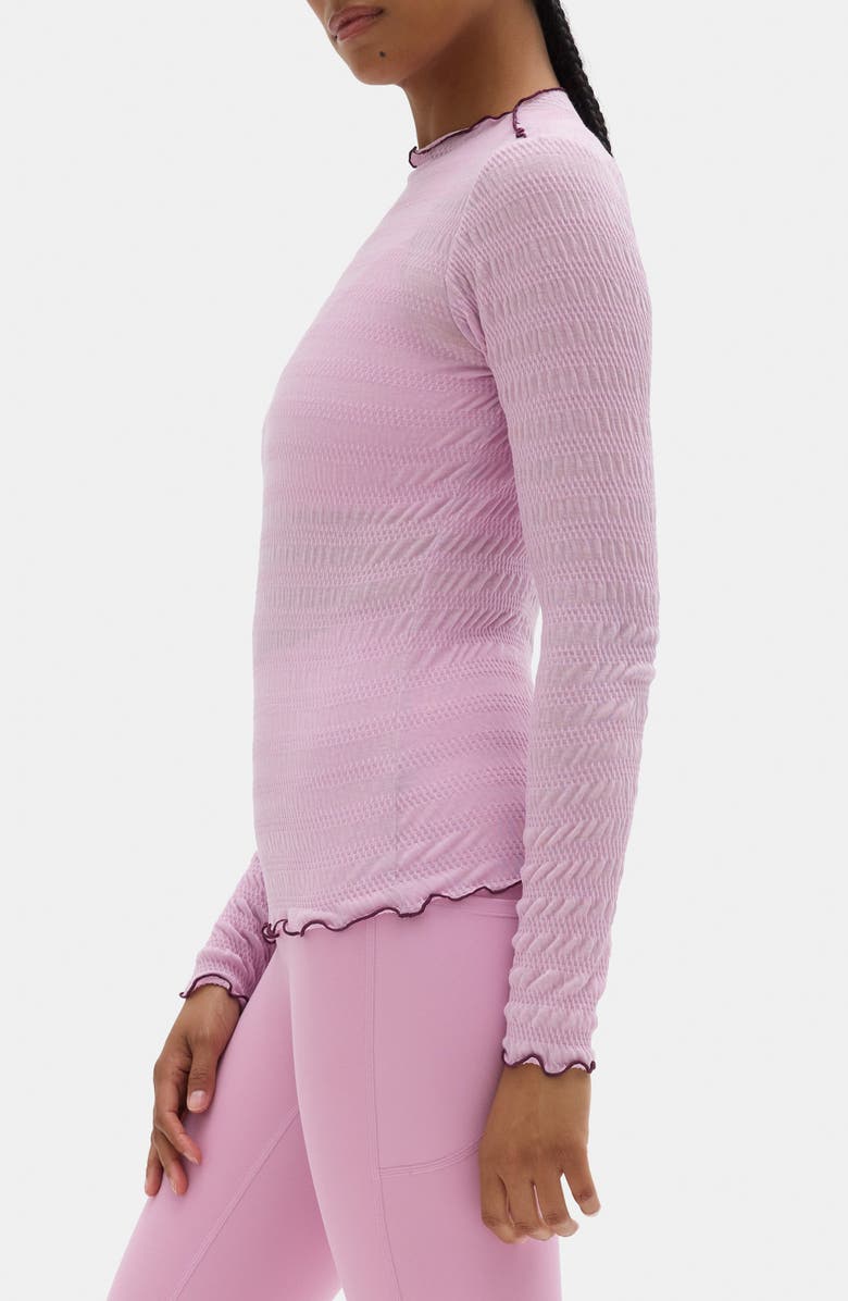 Halfdays Ynes Texture Top, Alternate, color, Amethyst