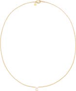 Petit Moments Call Me By Your Name Initial Pendant Necklace