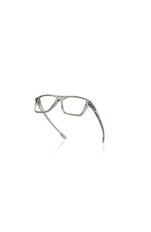 Oakley 50mm Rectangle Optical Glasses In Gray