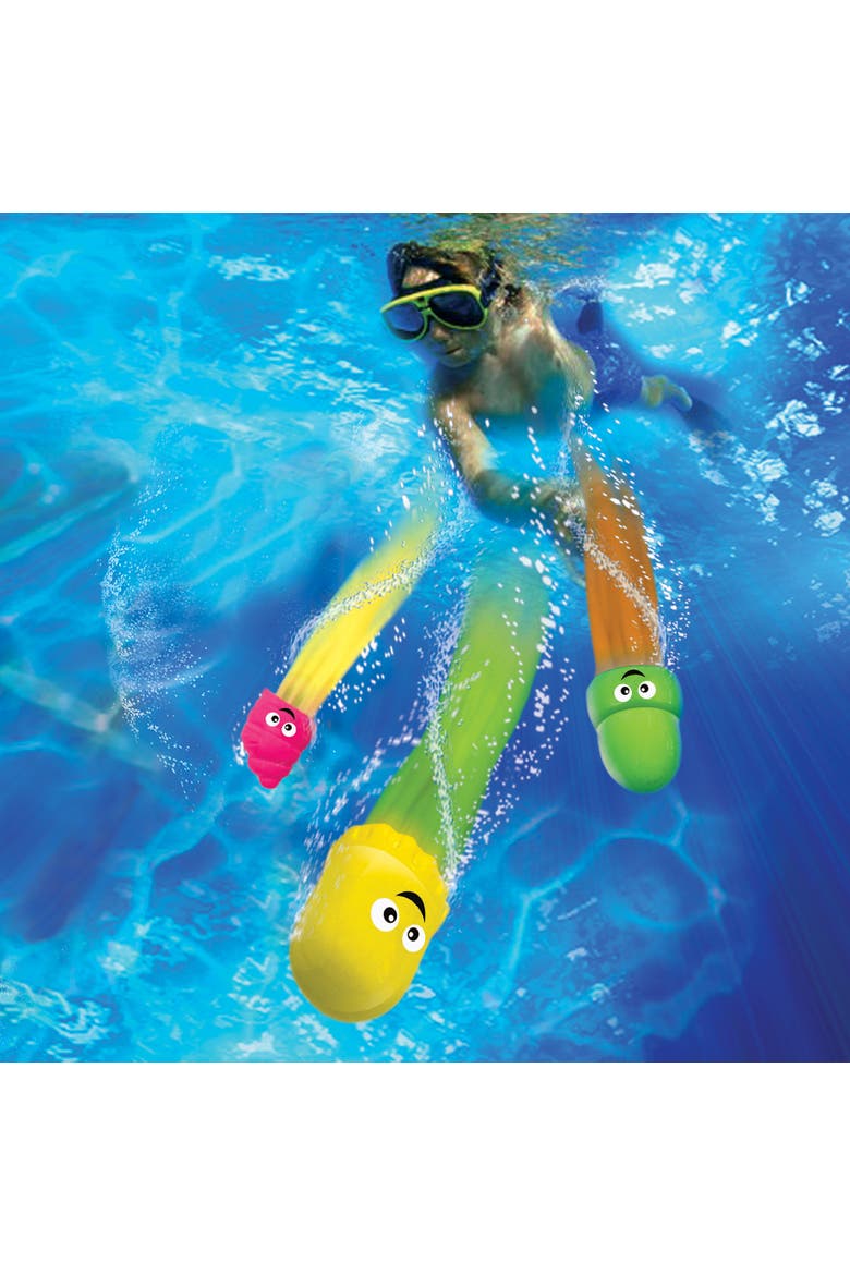 6 Piece Aqua Dive Sea Pals Pool Dive Set, Alternate, color, Multicolored