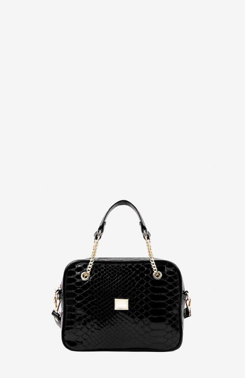 Gallop 512 Patent Leather Handbag