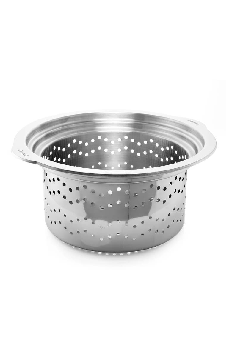 CHANTAL Induction 21 Steel 12 qt. Stock Pot w/ Glass Lid, Alternate, color, Silver