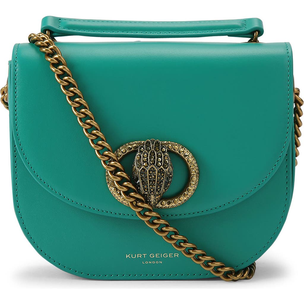 Kurt Geiger London Chelsea Leather Saddle Bag