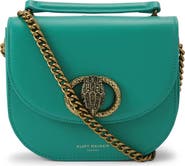 Kurt Geiger London Chelsea Leather Saddle Bag
