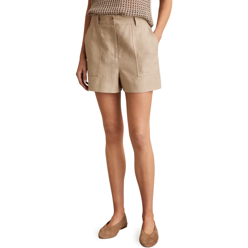 Reiss Ashby Linen Shorts