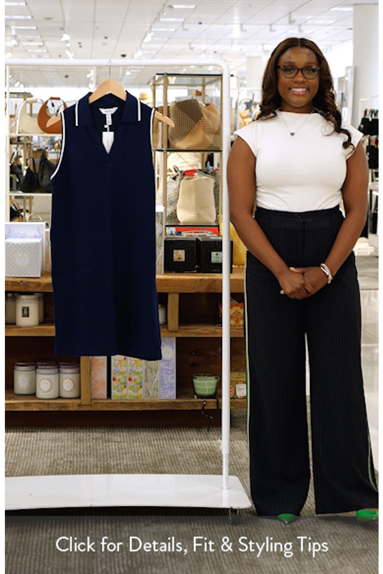 Airpiqué Sleeveless Polo Dress video
