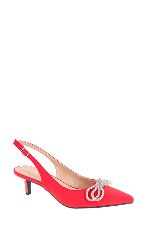 Donna 2 Slingback Pointed Toe Pump (Women)