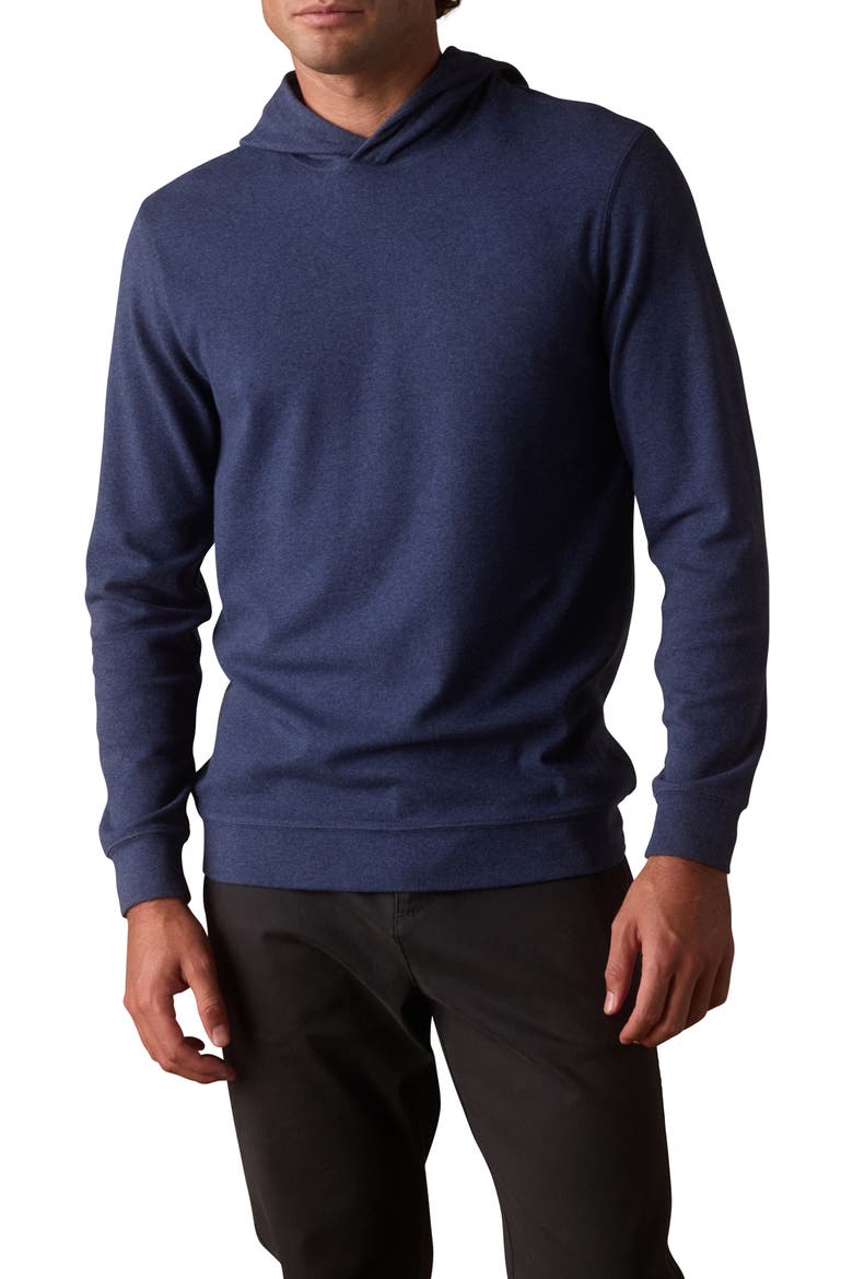 Puremeso Essential Hoodie, Main, color, INDIGO BLUE