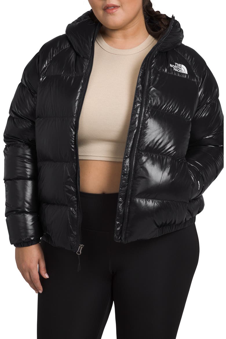 Hydrenalite 600 Fill Power Down Hooded Jacket, Main, color, TNF BLACK SHINE