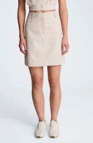 Kenneth Cole Cotton Miniskirt