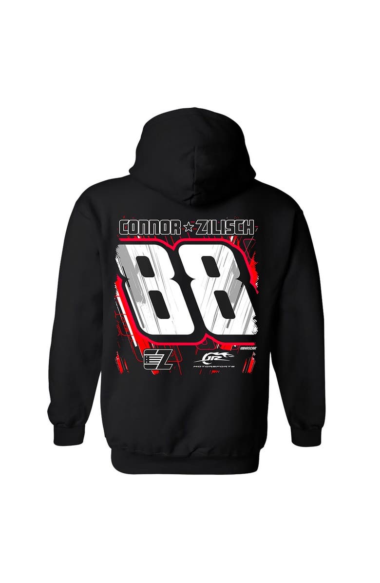JR MOTORSPORTS OFFICIAL TEAM APPAREL Men's JR Motorsports Official Team Apparel Black Connor Zilisch, Alternate, color, Black