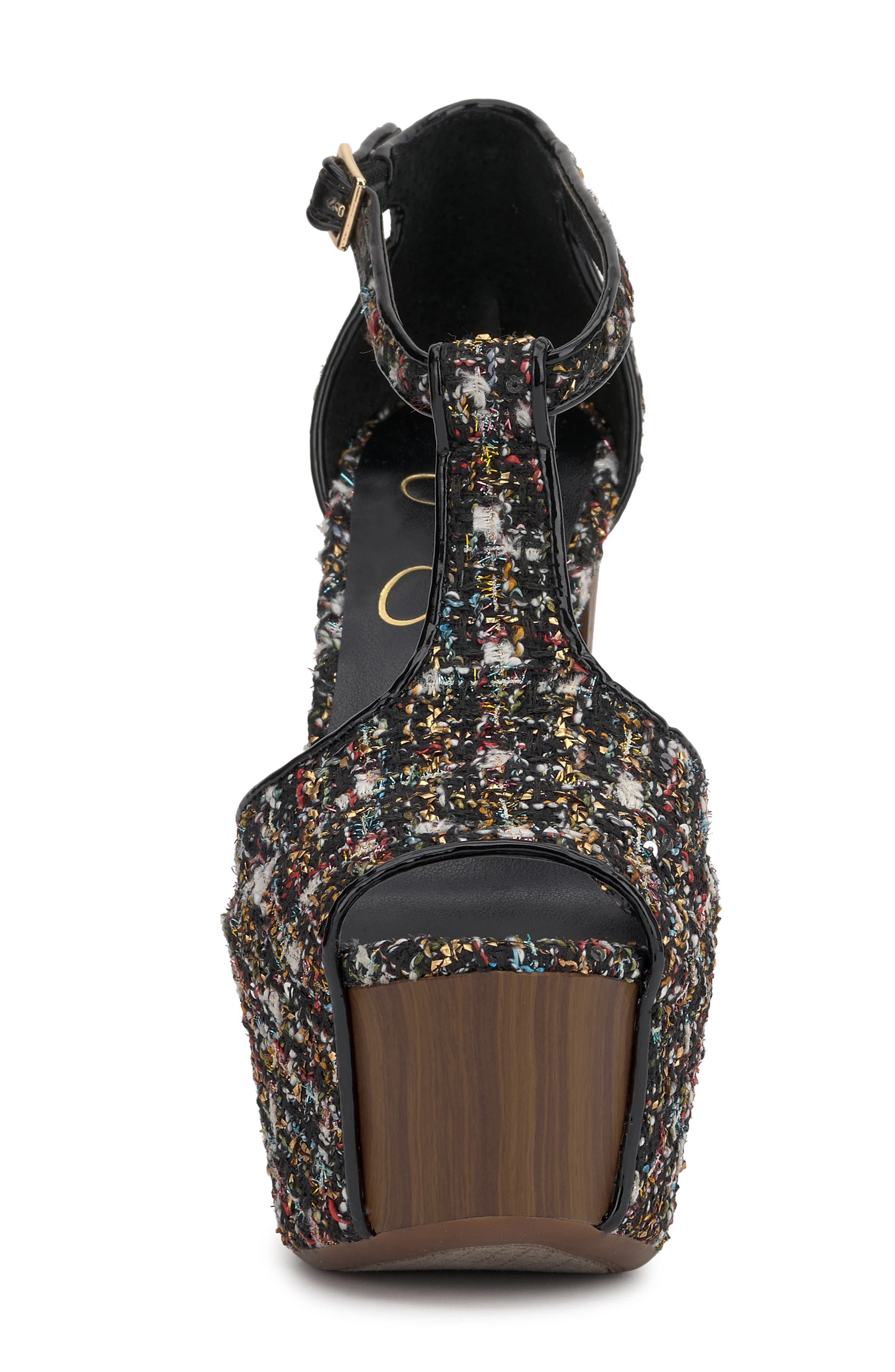 Jessica Simpson Dany Ankle Strap Peep Toe Platform Sandal, Alternate, color, 