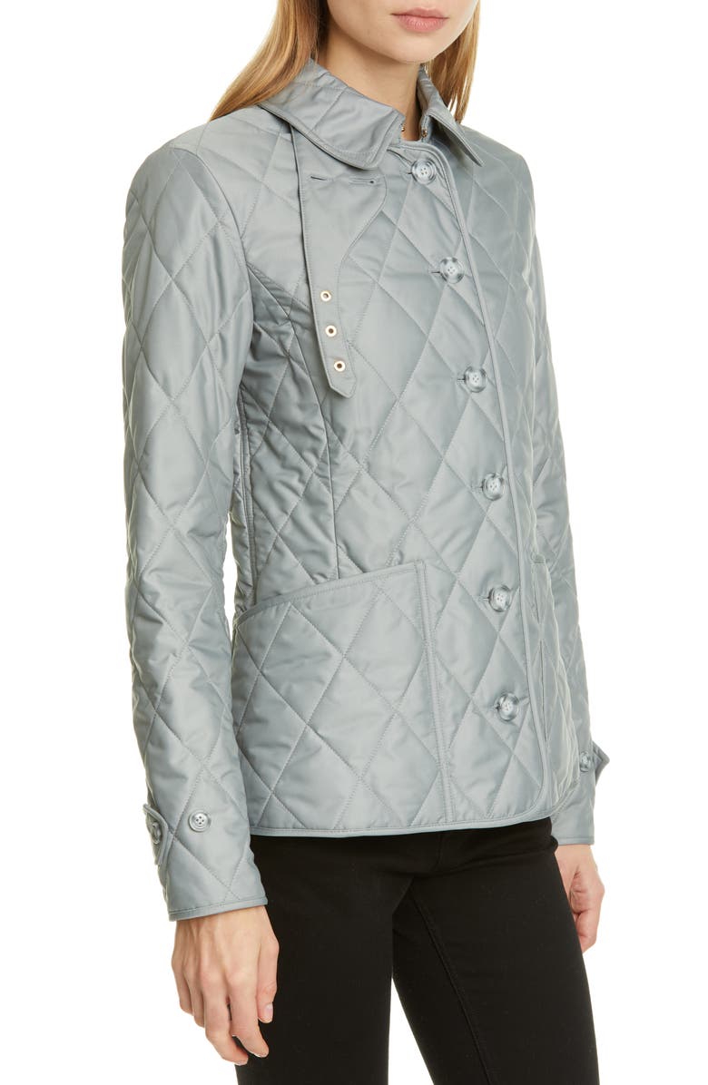Burberry Fernleigh Thermoregulated Diamond Quilted Jacket, Alternate, color,