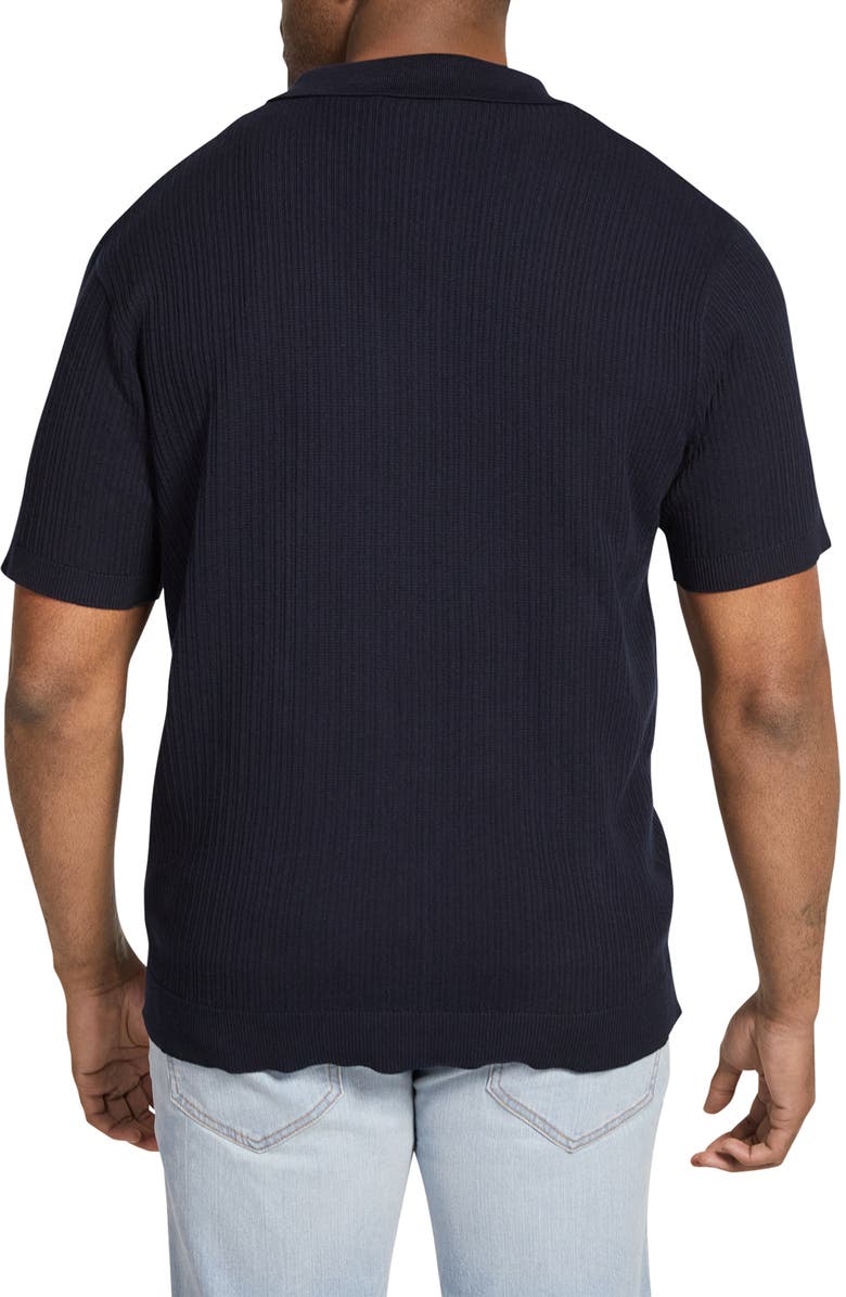 Johnny Bigg Riviera Relaxed Fit Textured Cotton Knit Button-Up Shirt, Alternate, color, 