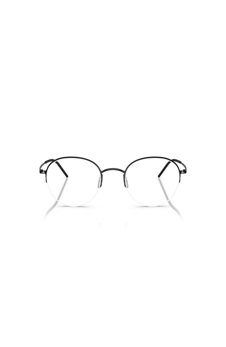 Giorgio Armani 47mm Phantos optical glasses, Alternate, color, Black